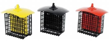 Audubon Double Suet Feeder with Weather Shield, Assorted Colors