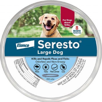 Bayer Seresto Flea And Tick Collar 8 Months Protection For Large Dogs Over 18lb
