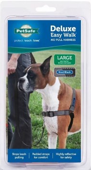 Petsafe Deluxe Easy Walk Dog Harness, Gray, Large