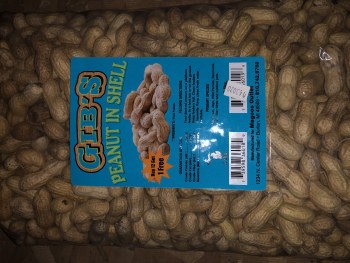 Gibs Peanuts in Shell 4lb