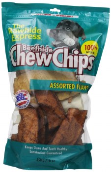 Rawhide Express Assorted Flavors Chips, 1lb Bag