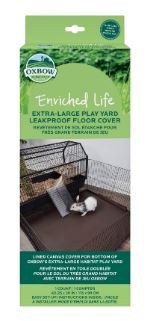 Oxbow Enriched Life Leakproof Floor Cover and Play Yard for Small Animals, Extra Large