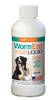 Durvet WormEze Dewormer Liquid for Dogs and Cats 8oz