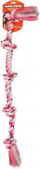 Mammoth Flossy Chews 5 Knot Rope Chew for Dogs, Multicolor, 36 inch