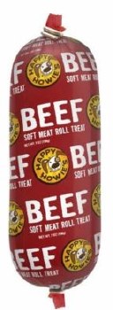 Happy Howies Soft Beef Meat Roll Dog Treat 7oz