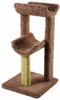 Ware Kitty Tower, 3 Multi-Surface Scratchers, Cat Furniture Scratchers, 20.5 inch x 20.5 inch x 31 inch