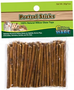 Ware Willow Pretzel Sticks Small Animal Chews and Toys 1oz