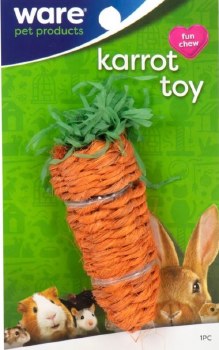 Ware Sisal Karrot, Small Animal Toy
