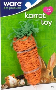 Ware Sisal Karrot Small Animal Toy