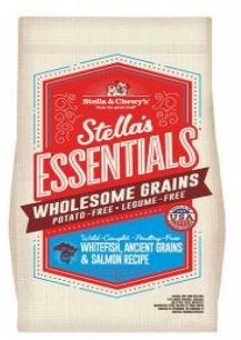 Stella's Essentials Wild Caught Whitefish and Salmon with Ancient Grains Dry Dog Food 25lb