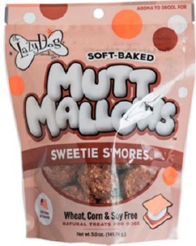 Lazy Dog Mutt Mallows Sweetie S'mores, Dog Treats, 5oz