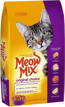 Meow Mix Original Choice, Dry Cat Food, 3.15lb