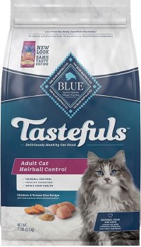 Blue Buffalo Indoor Hairball Control Chicken and Brown Rice Recipe Adult Dry Cat Food 7lb