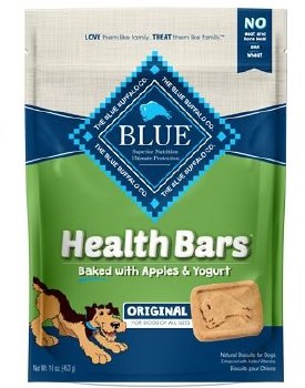Blue Buffalo Health Bars Baked with Apple and Yogurt Dog Treats 16oz