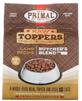 Primal Butcher Blend Topper Lamb for Cat & Dog, 2lb