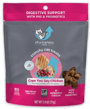 Shameless Crunchy Cran You Say Chicken, Cat Treat, 2.5oz
