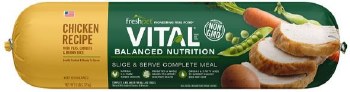 Freshpet Vital Roll Balanced Nutrition Chicken Recipe for Dogs, 6lb