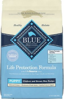 Blue Buffalo Life Protection Puppy Formula Chicken and Brown Rice Recipe Dry Dog Food 15lb