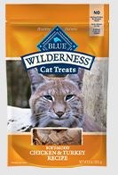 Blue Buffalo Wilderness Chicken & Turkey Grain-Free Cat Treats, 2-oz bag