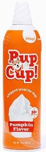 Pup Cup Pumpkin Flavor Whip Treat for Dogs, 13oz