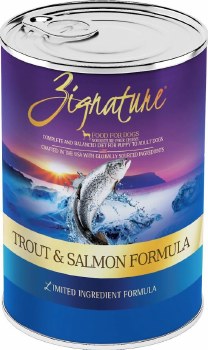 Zignature Trout and Salmon Limited Ingredient Formula Canned, Wet Dog Food, 13oz