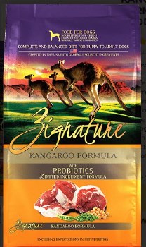 Zignature Limited Ingredient Formula Kangaroo and Chickpea Recipe Grain Free Dry Dog Food 4lb