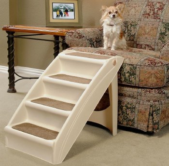 Solvit Cozyup Folding Pet Steps, Tan, Extra Large