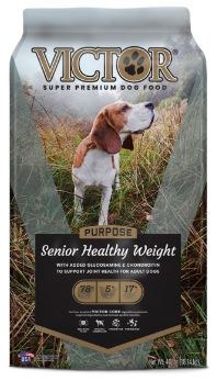 Victor Select Senior Healthy Weight Formula Beef and Brown Rice Recipe Dry Dog Food 40lb