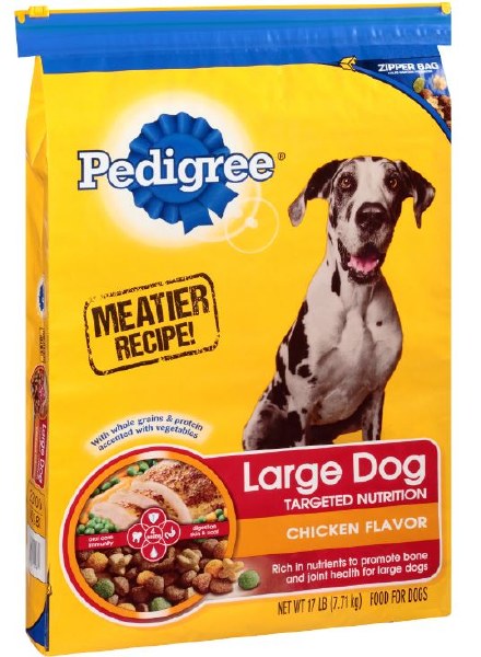 pedigree large dog food