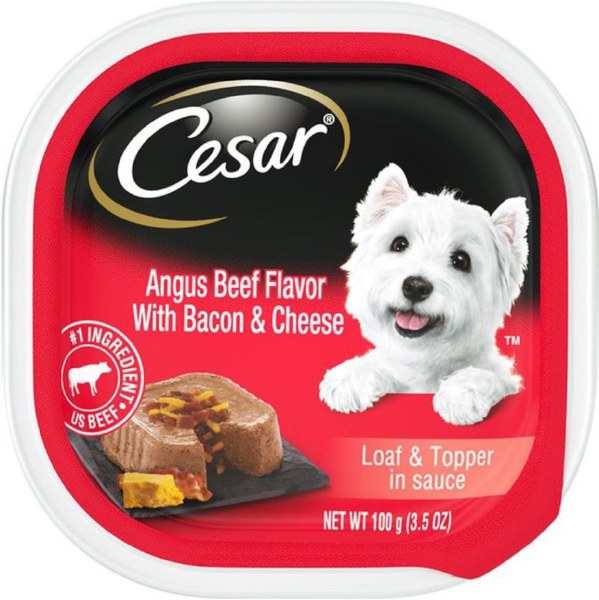 Cesar Savory Delights Loaf in Sauce Angus Beef with Cheese and