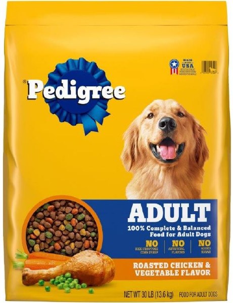 Pedigree Adult Complete Nutrition Roasted Chicken Flavor Dry Dog Food