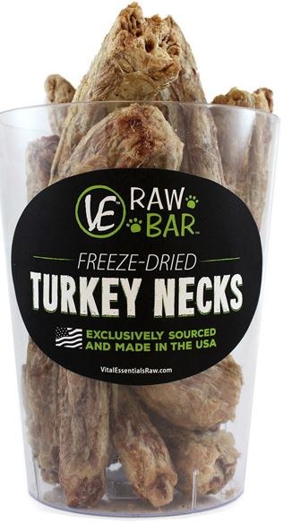 vital essentials freeze dried turkey necks