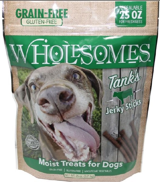 Wholesomes Tanks Beef Jerky Grain Free Dog Treats 25oz Pet Store, Dog