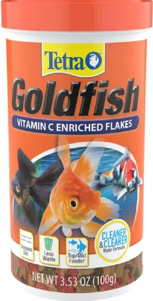Tetra Goldfish Flakes Fish Food 3.53oz - Pet Store, Dog Food, Cat
