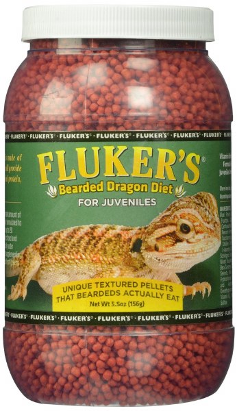 Flukers Juvenile Bearded Dragon Diet Reptile Food 5.5oz Pet