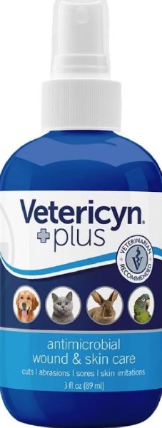 Vetericyn Plus Antimicrobial Wound & Skin Care, 3oz - Pet Store, Dog ...