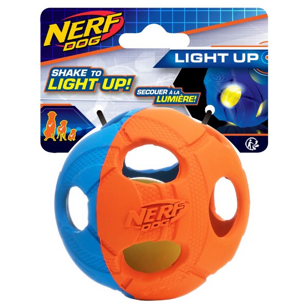 nerf dog light up ball
