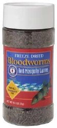 San Fransisco Freeze Dried Bloodworms Fish Food 0.25oz