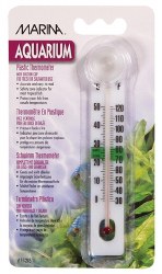Marina Liquid Crys Thermometer, Fresh and Salt Water