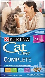 Purina Cat Chow Complete, Dry Cat Food, 3.15lb