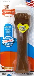 Nylabone Puppy Chew Nylon Dog Chew Toy, Chicken Flavor, Souper, Dog Dental Health