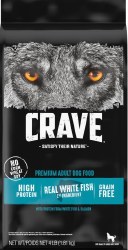 CRAVE High Protein Adult Formula Salmon Recipe Dry Dog Food 4 lbs