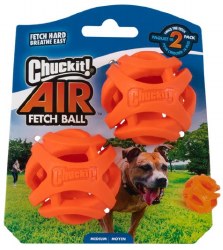 ChuckIt Breathe Right Fetch Ball, Small, 2 Pack