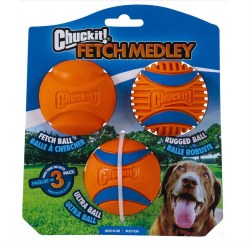 ChuckIt! Fetch Medley Gen 3, 3 Pack