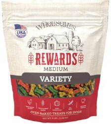 Wholesomes Medium Variety Biscuit Dog Treat 4lb