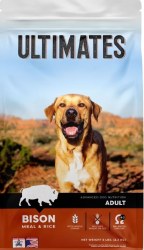 Ultiamtes Advanced Nutrition Adult, Bison Rice, Dry Dog Food, 5lb