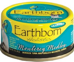 Earthborn Holistic Monterey Medley Recipe with Tuna and Mackerel Grain Free Canned Wet Cat Food 3oz
