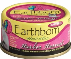 Earthborn Holistic Harbor Harvest Recipe with Salmon and Whitefish Grain Free Canned Wet Cat Food 3oz