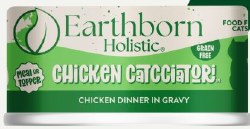 Earthborn Holistic Chicken Catacciatori Recipe Grain Free Canned Wet Cat Food 5.5oz