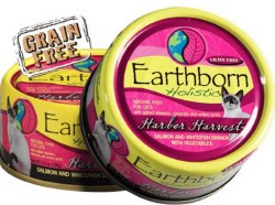 Earthborn Holistic Harbor Harvest Recipe with Salmon and Whitefish Grain Free Canned Wet Cat Food 5.5oz